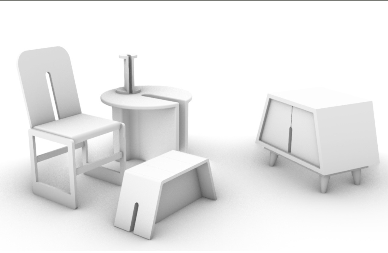 Furniture render 6