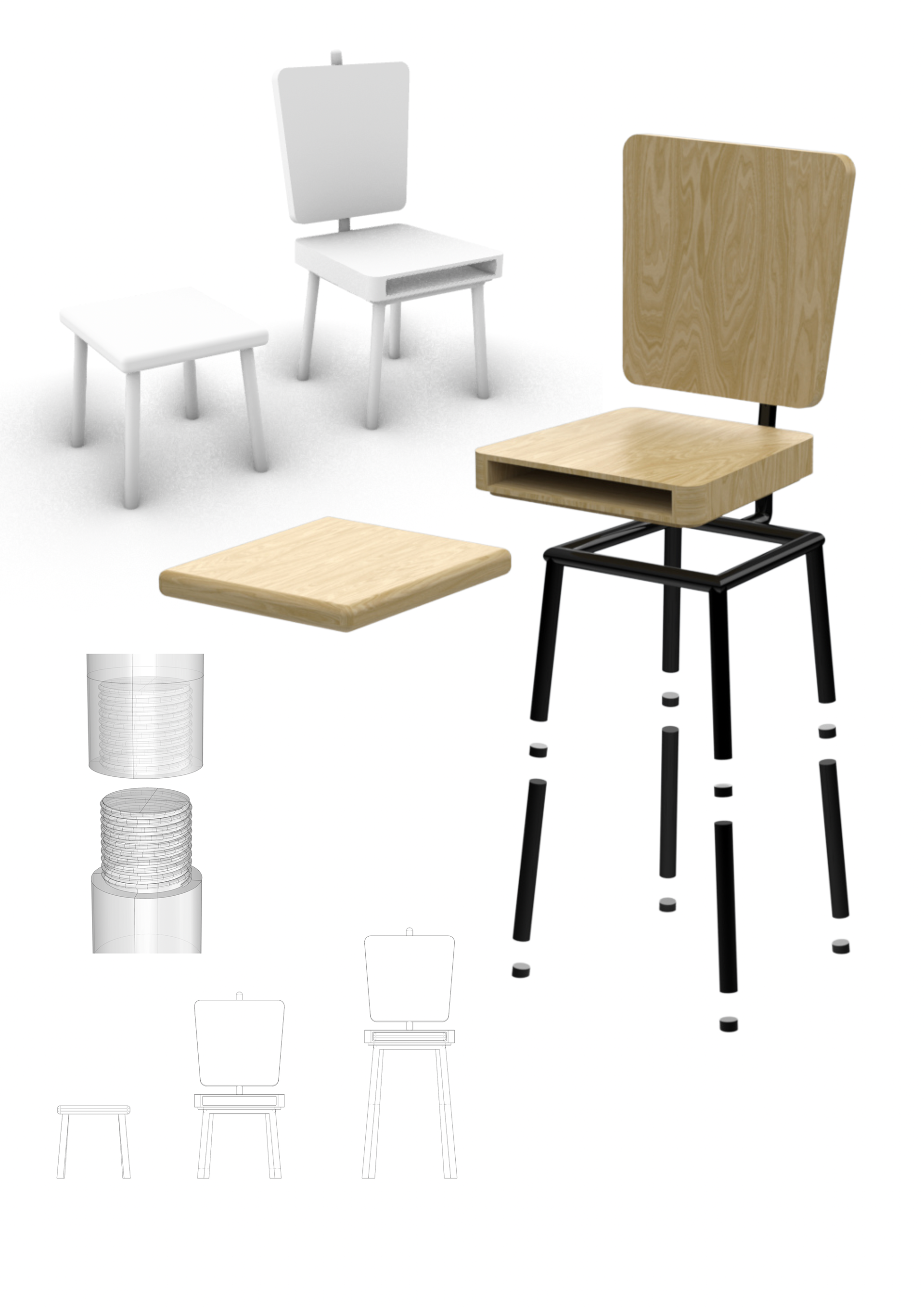 Furniture render 4